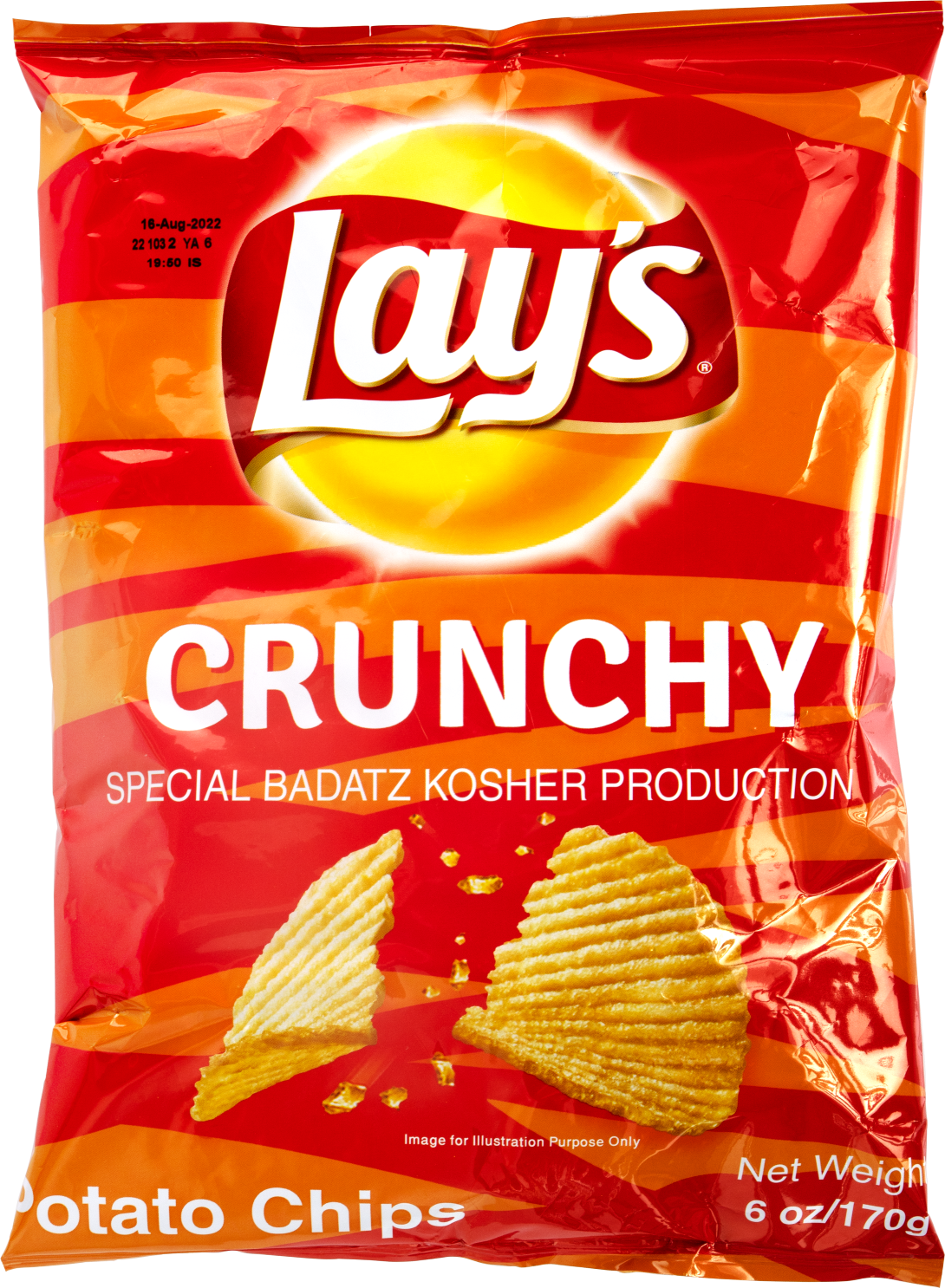 Lay'S Crunchy Potato Chips (7 oz)