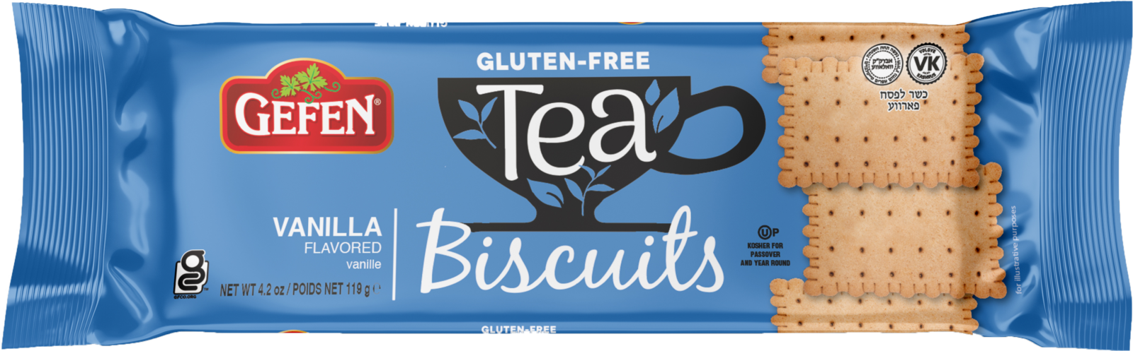 Gefen Gluten Free Vanilla Tea Biscuits (4.2 oz)