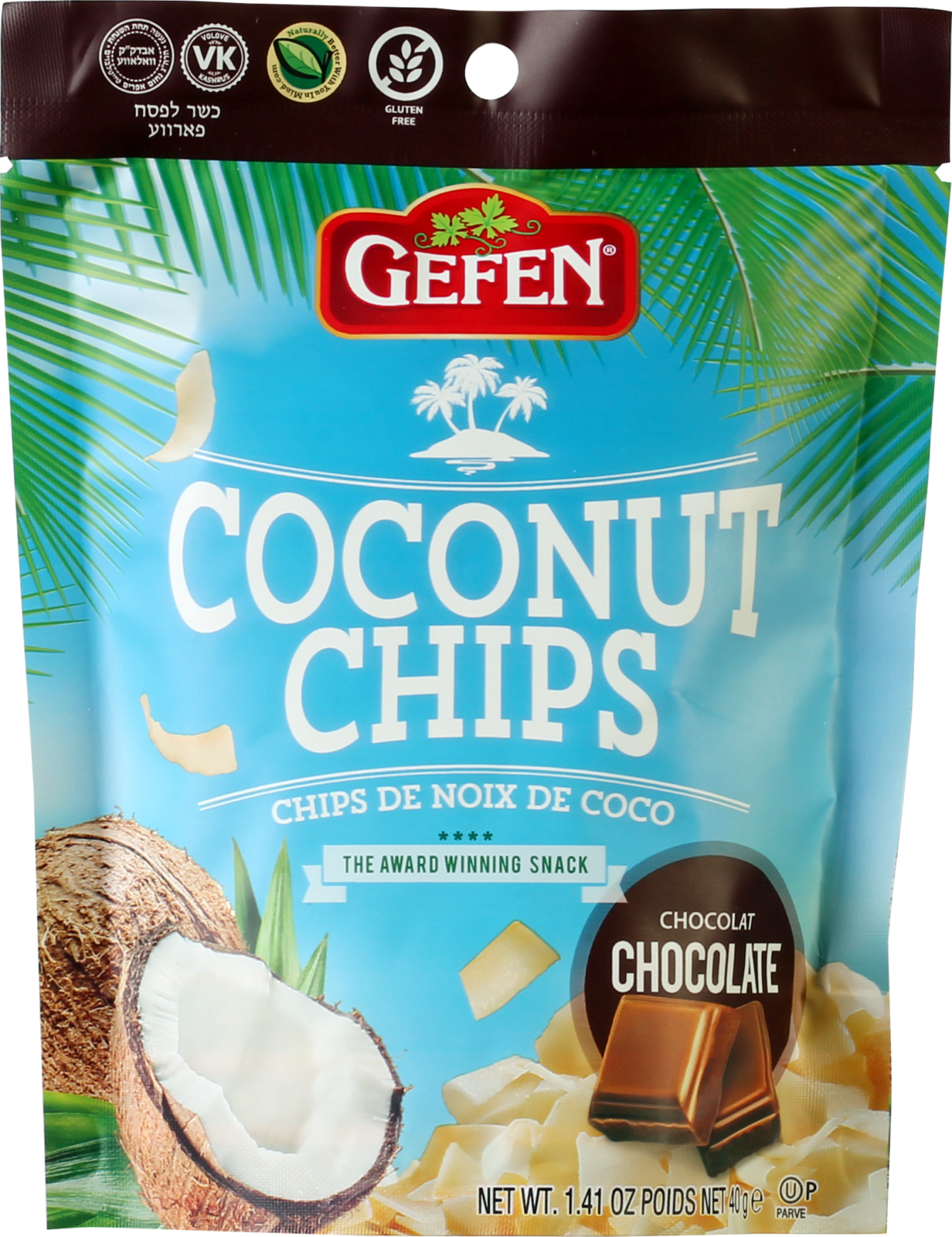 Gefen Chocolate Coconut Chips (1.41 oz)