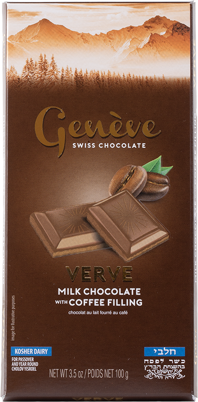 Geneve Verve Milk Chocolate With Coffee (3.5 oz)