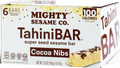 Mighty Sesame Cocoa Nib Tahini Bars - 6 Bars (3.8 oz)