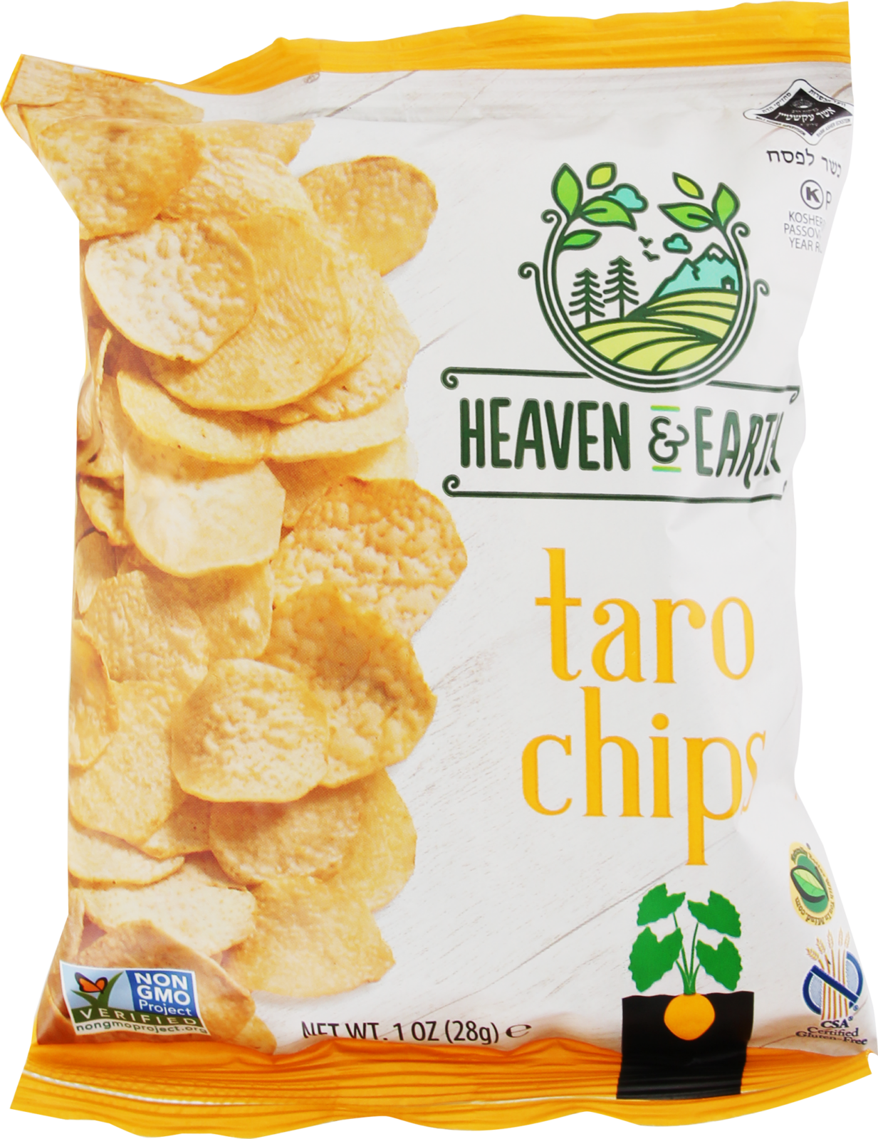 Heaven & Earth Taro Chips (1 oz)
