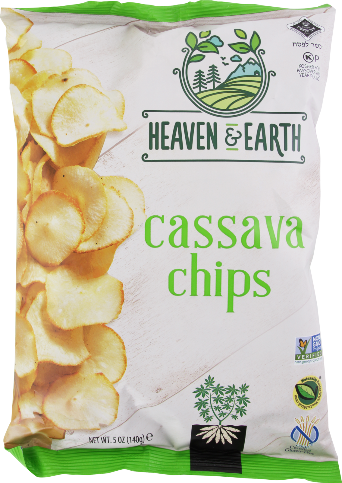 Heaven & Earth 5 oz Cassava Chips (5 oz)